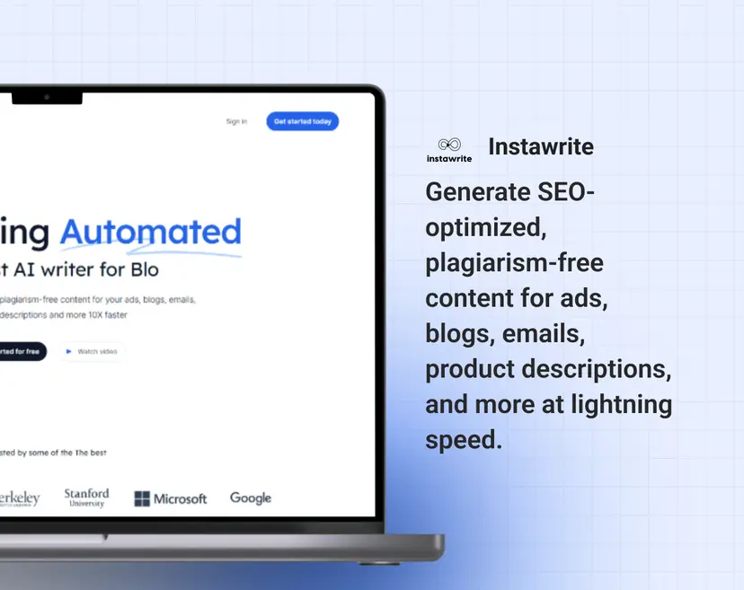 Insta Write, Website