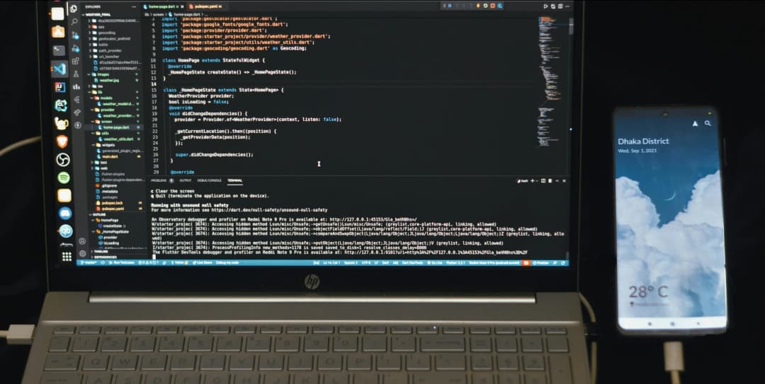 Custom mobile app development project showcase