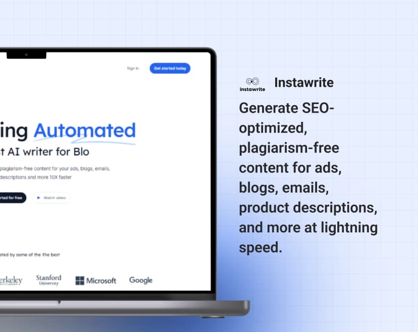 Insta Write, Website